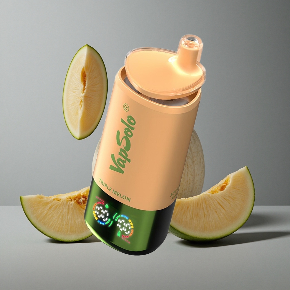 VapSolo Triple 30000 Puffs Aroma Triple Pepene cu Port Type-C și 40ml E-Lichid