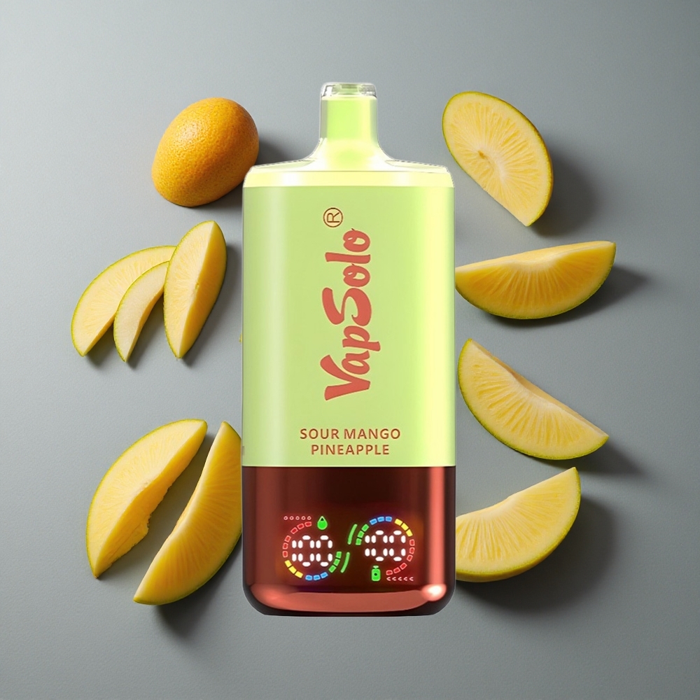 VapSolo Triple 30000 Puffs Mango Ananas Acru Port Type-C VapSolo Triple 30000 Puffs Mango Ananas Acru Port Type-C
