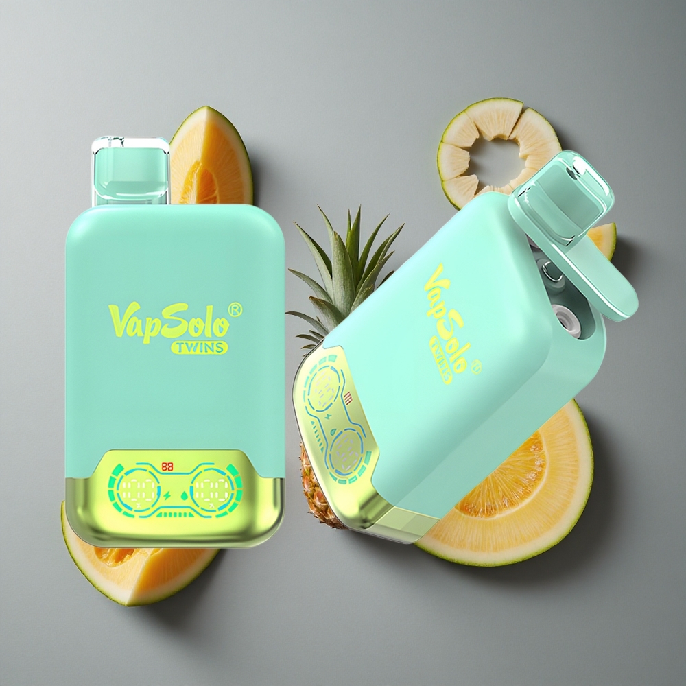 Vapsolo Twins 20000 Puffs Triple Melon & Ananas Coco Port Type-C Vapsolo Twins 20000 Puffs Triple Melon & Ananas Coco Port Type-C