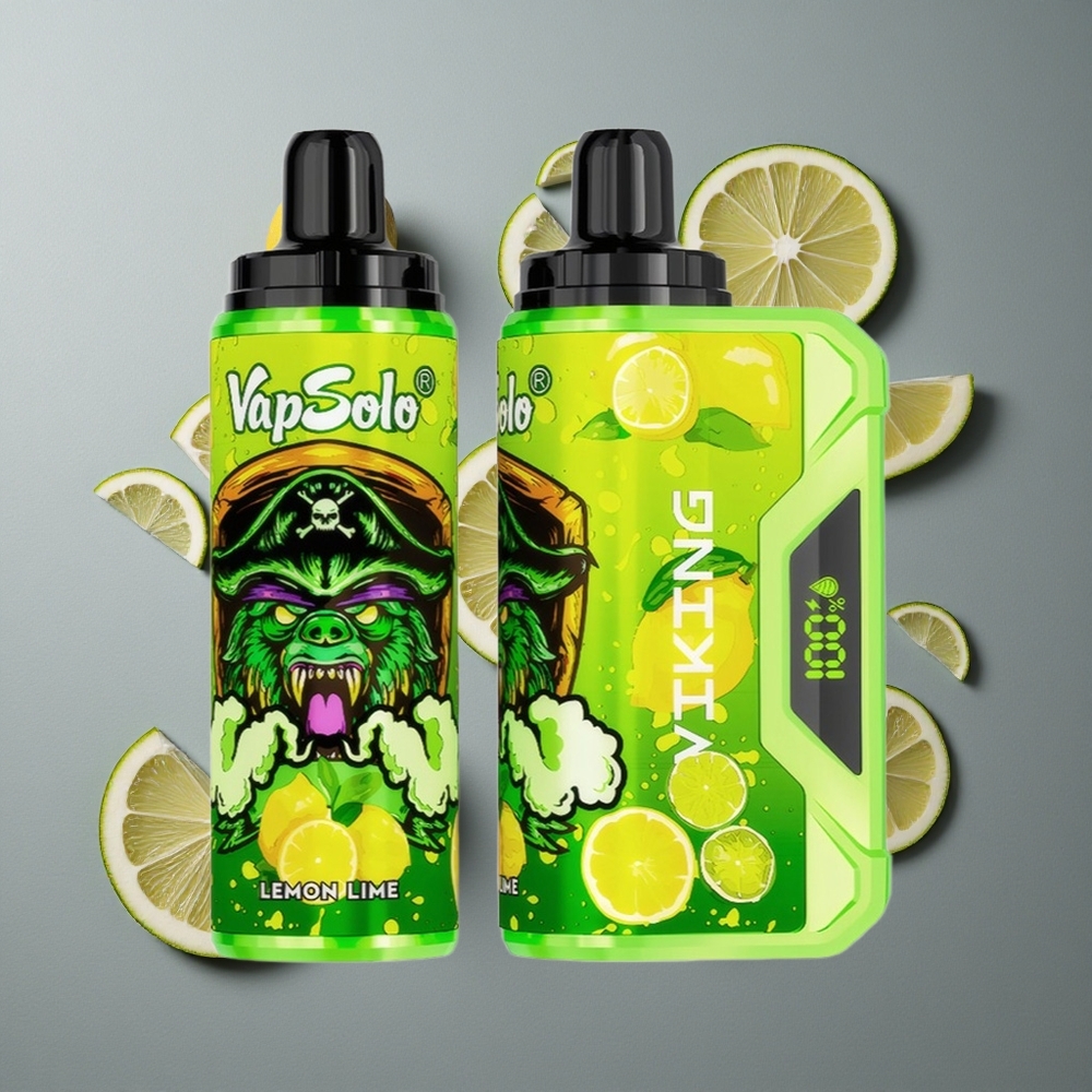 VapSolo VIKING 12000 Puffs Lămâie Lime cu LED și Port Type-C VapSolo VIKING 12000 Puffs Lămâie Lime cu LED și Port Type-C