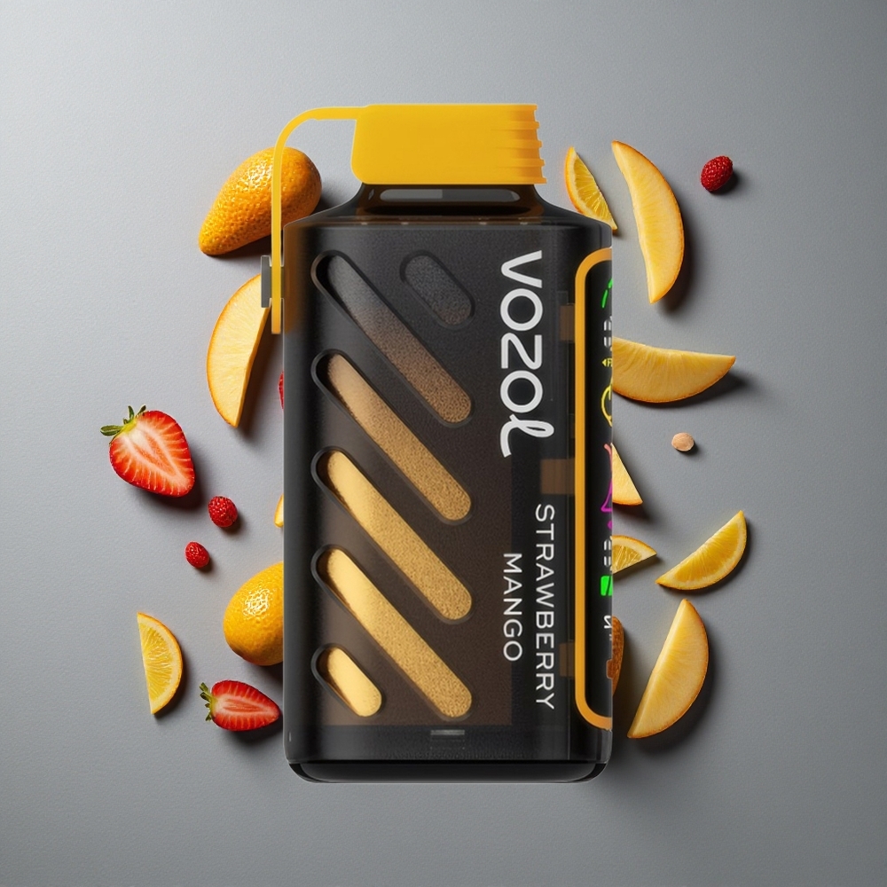 VOZOL Gear Power 20000 Puffs Capsule Dual Mesh Coil Capsule de Capsule de Căpșuni și Mango