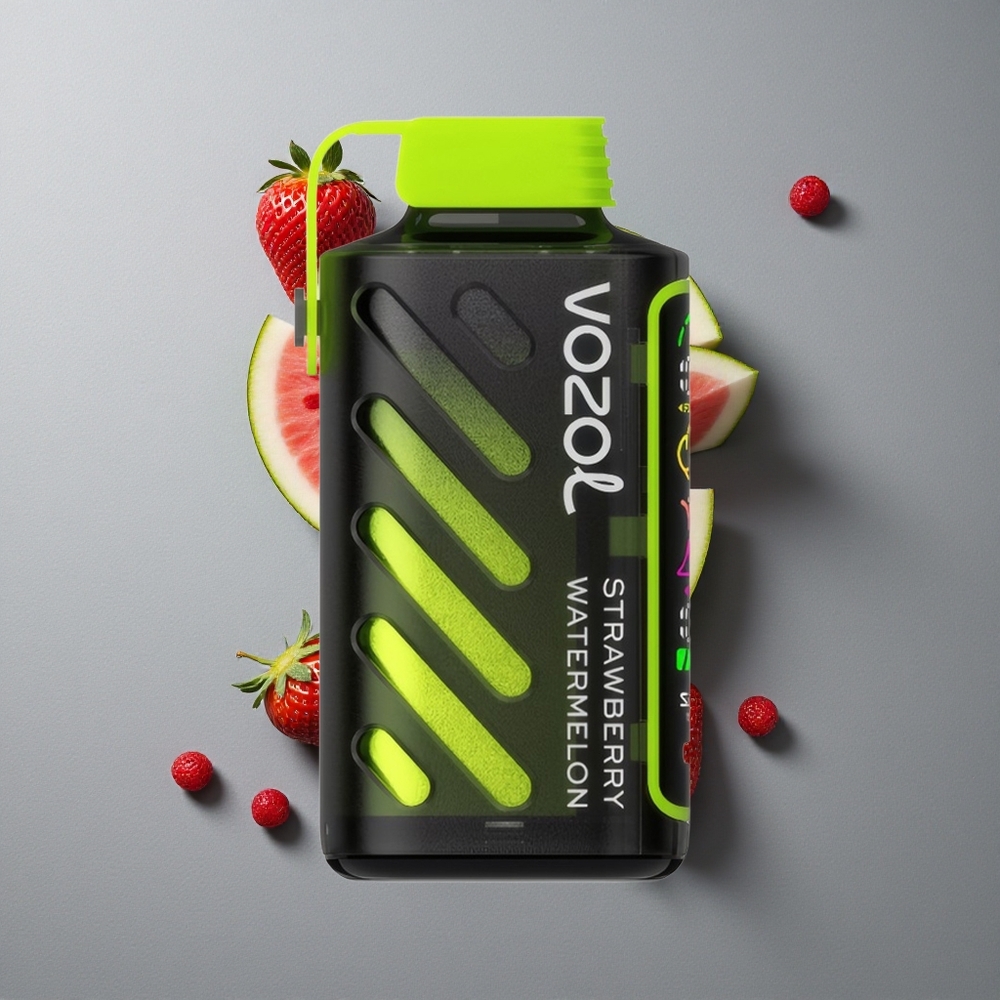 VOZOL Gear Power 20000 Puffs Capsule Dual Mesh Coil Dulce de căpșuni și pepene verde