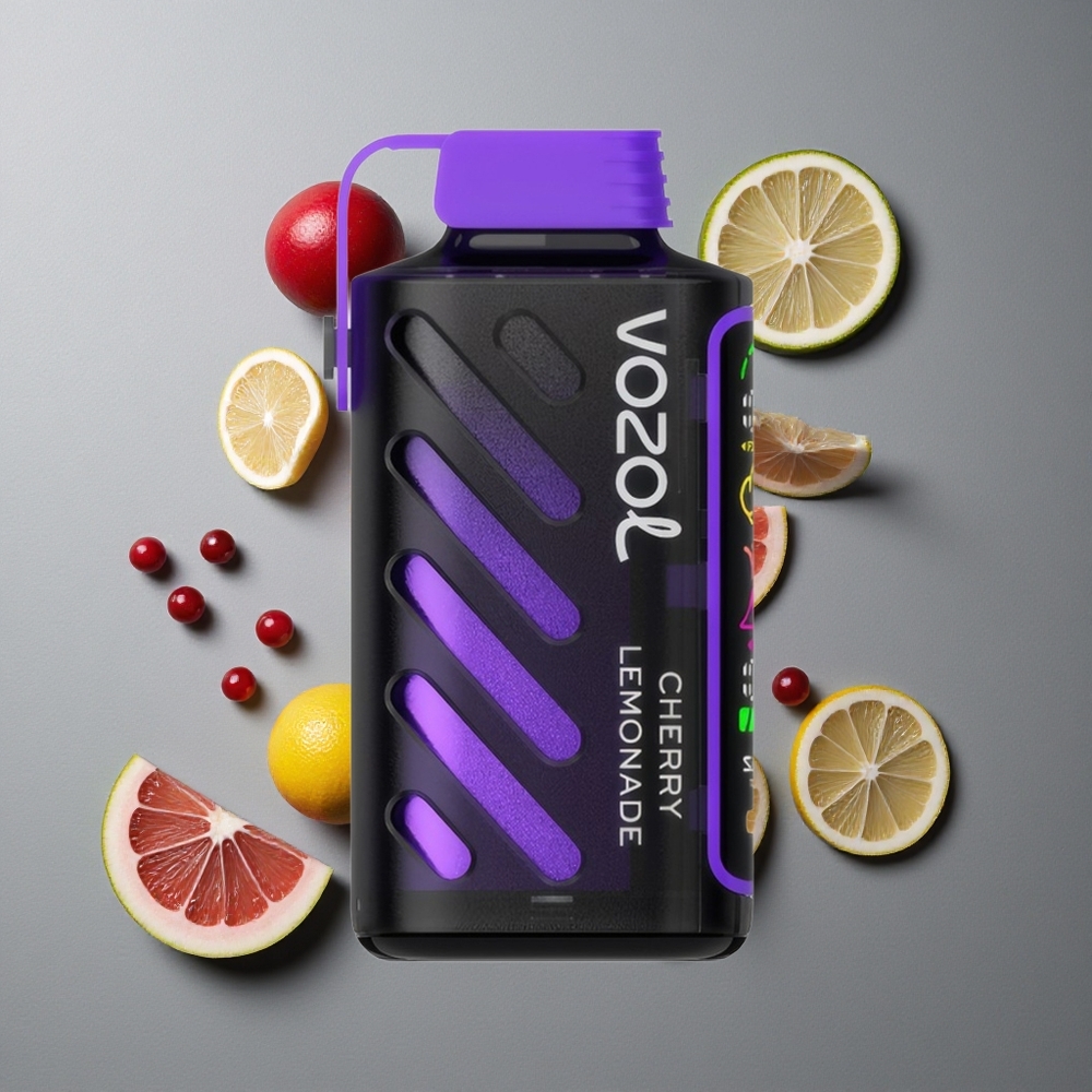 VOZOL Gear Power 20000 Puffs Cireșă Limonadă cu Tehnologia S.i.L.C. și Dual Mesh Coil