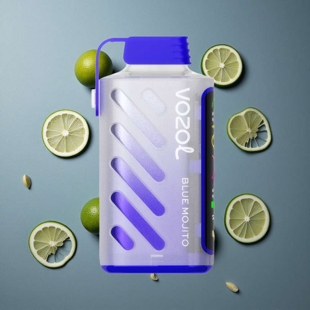 VOZOL Gear Power 20000 Puffs Dual Mesh Coil Mojito Albastră