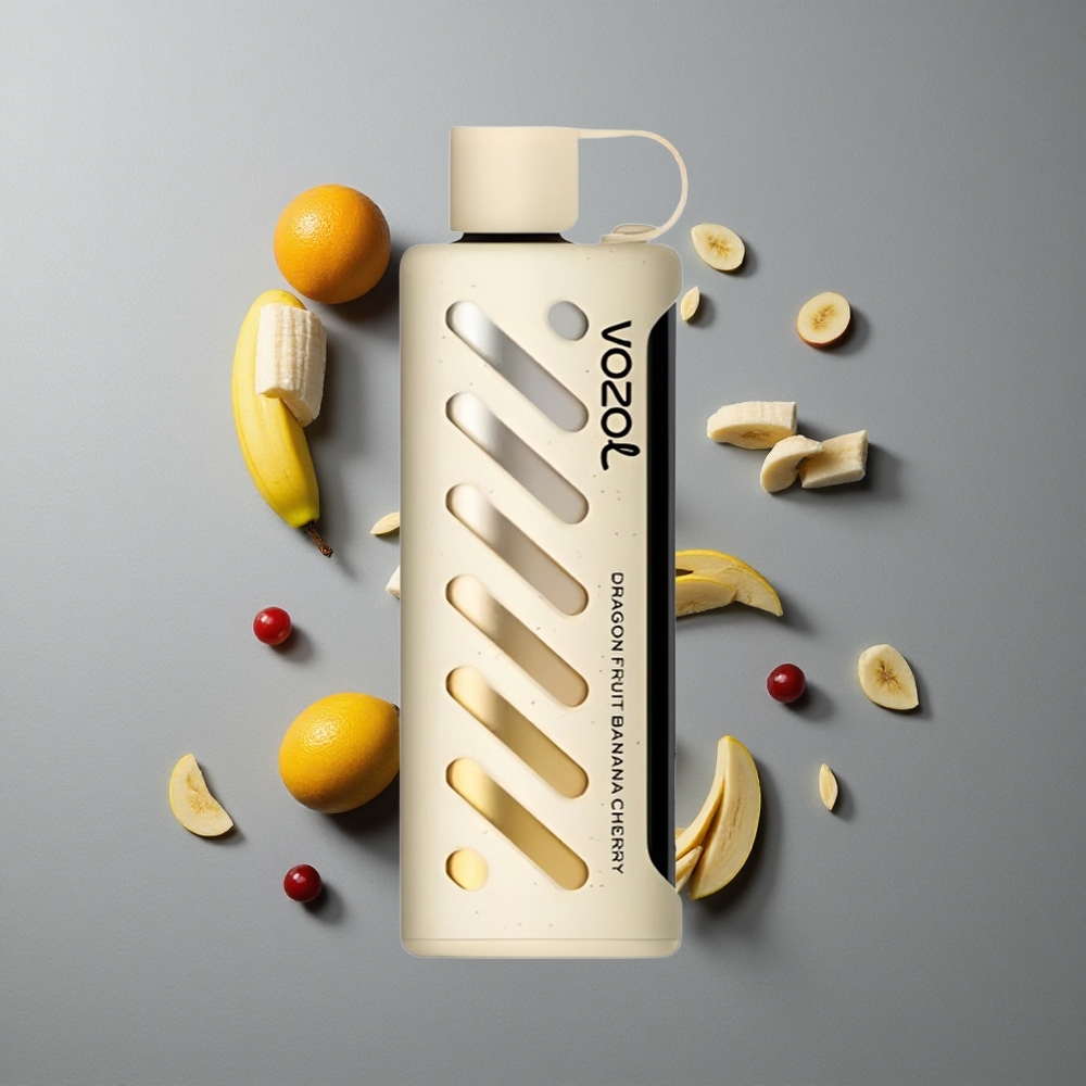 VOZOL Gear Shisha 25000 Puffs Aroma Dragon Fruit Banana Cireșă cu 30 de Arome și S.i.L.C Tech