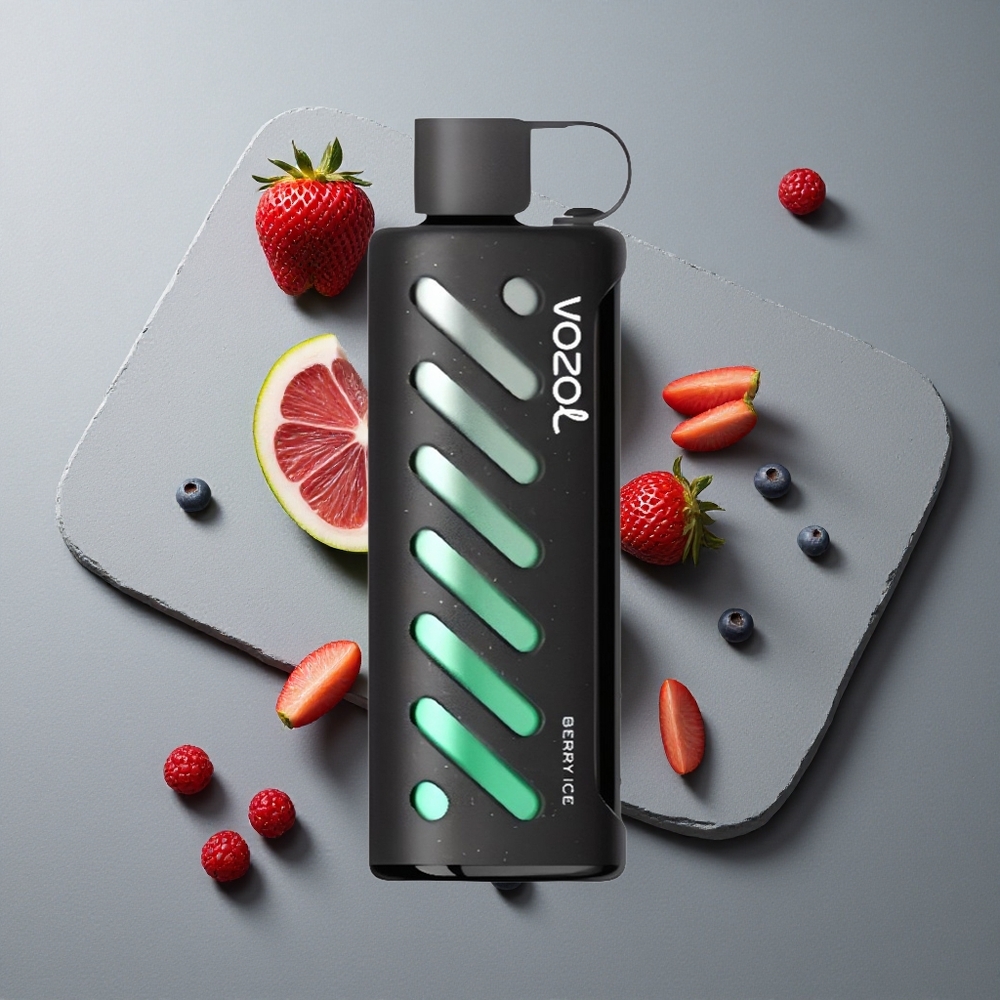 VOZOL Gear Shisha 25000 Puffs Aroma Zmeură Înghețată cu S.i.L.C Tech