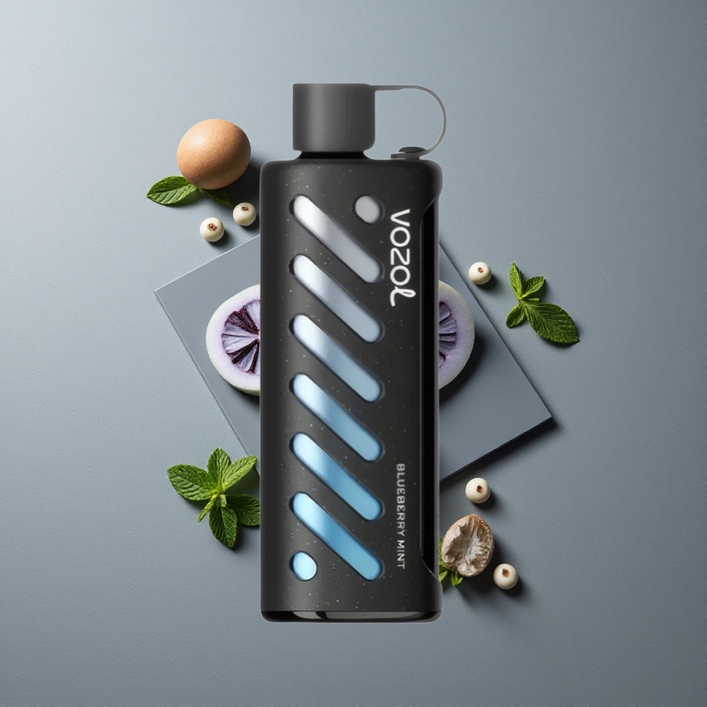 VOZOL Gear Shisha 25000 Puffs Aroma de Afină cu Mentă și Tehnologia S.i.L.C