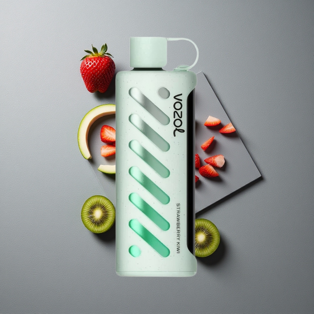 VOZOL Gear Shisha 25000 Puffs Capsuni Kiwi cu 30 de Arome Delicioase și S.i.L.C Tech