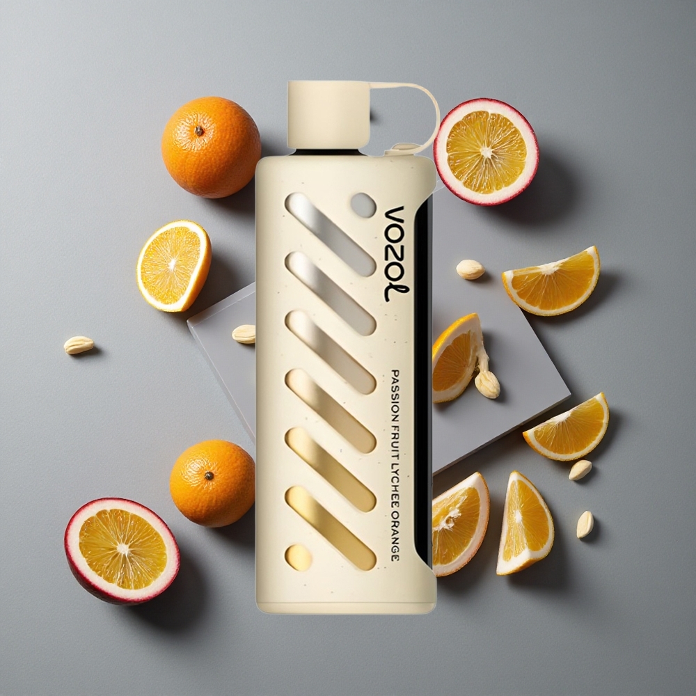 VOZOL Gear Shisha 25000 Puffs Capsuni Zmeură Portocale cu Tehnologia S.i.L.C Tech