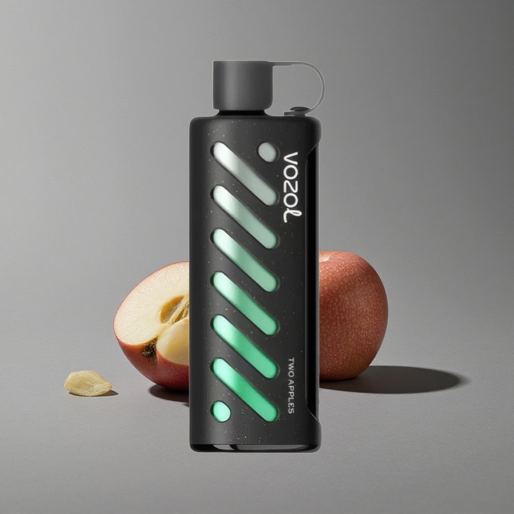 VOZOL Gear Shisha 25000 Puffs Două Mere cu 30 de Arome Delicioase și S.i.L.C Tech