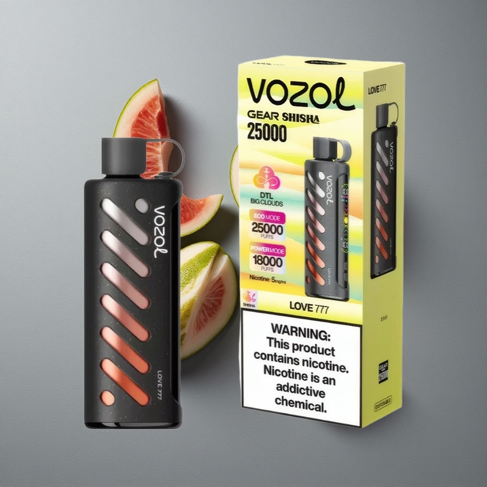 VOZOL Gear Shisha 25000 Puffs Dragoste 777 Dual Mesh Moduri duale