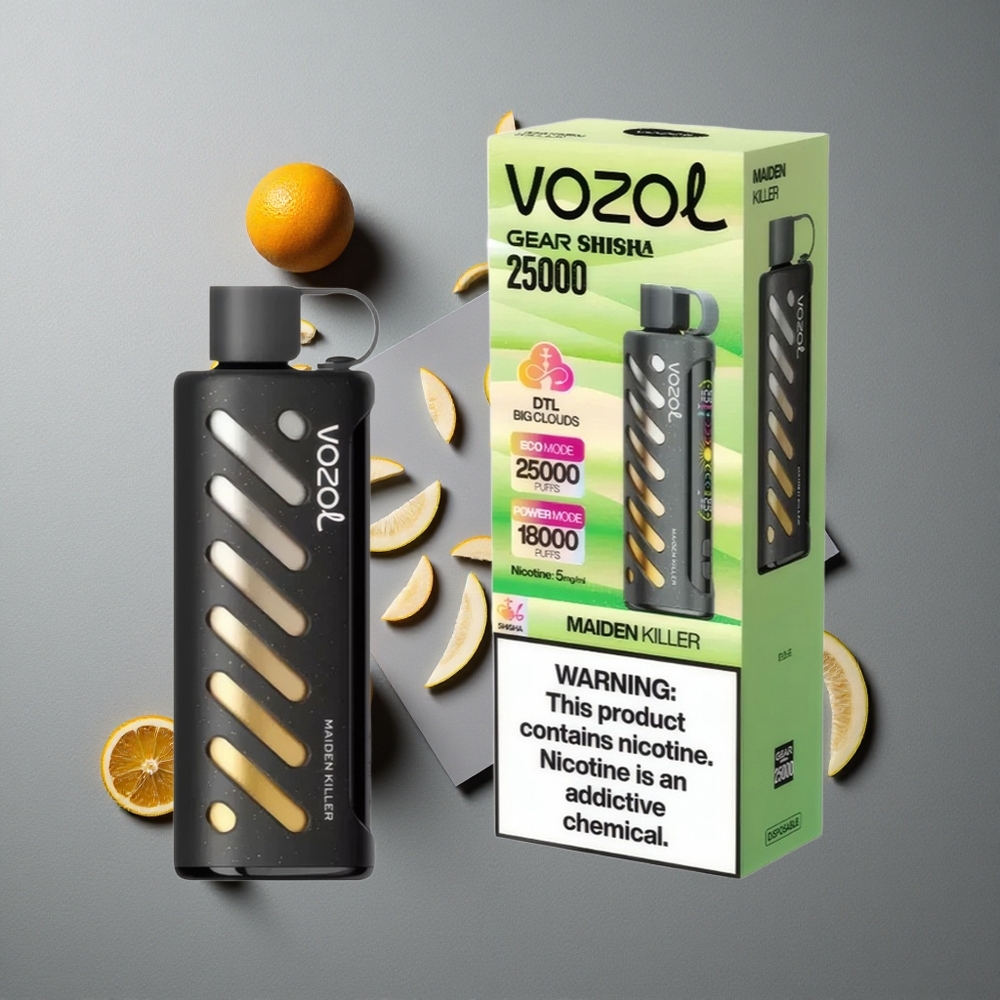 VOZOL Gear Shisha 25000 Puffs Maiden Killer Delicioase Dual Mesh Moduri duale