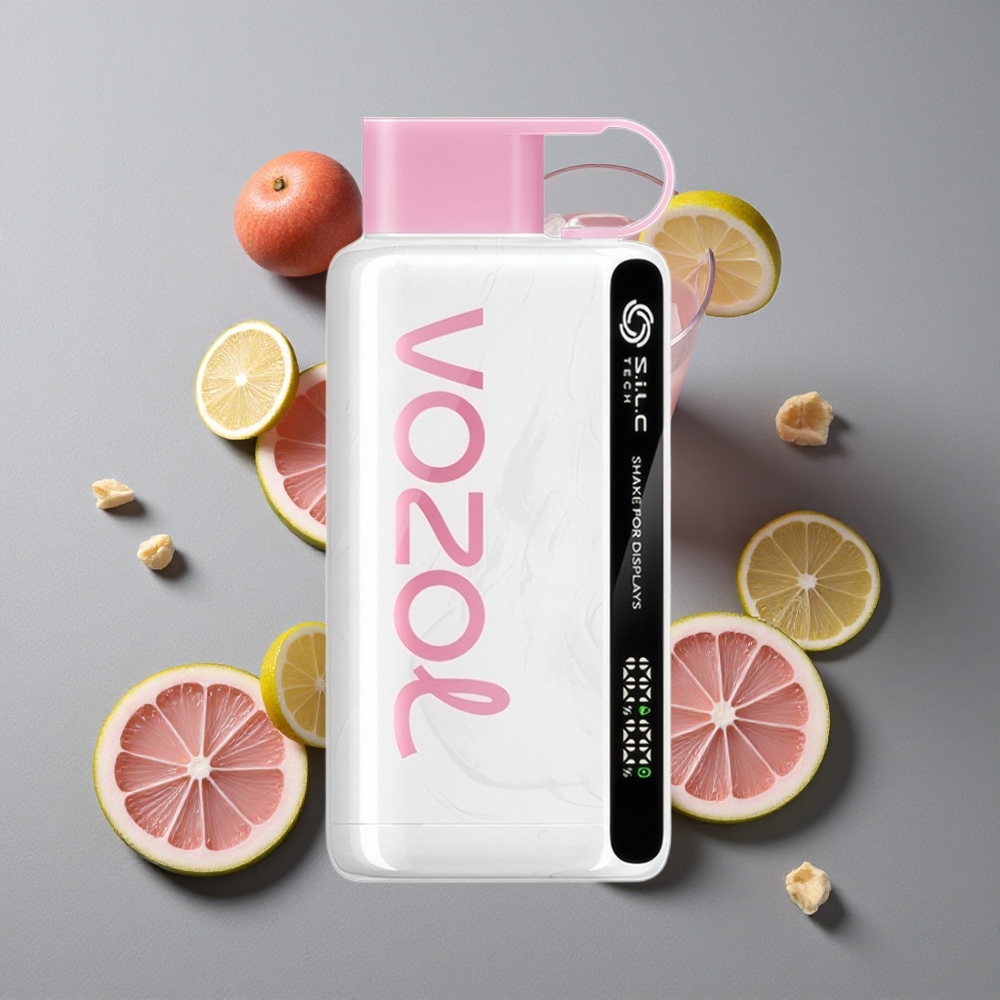 VOZOL STAR 9000/12000 Vape de unică folosință Lămâie Roză cu Încărcare 30% Mai Rapidă